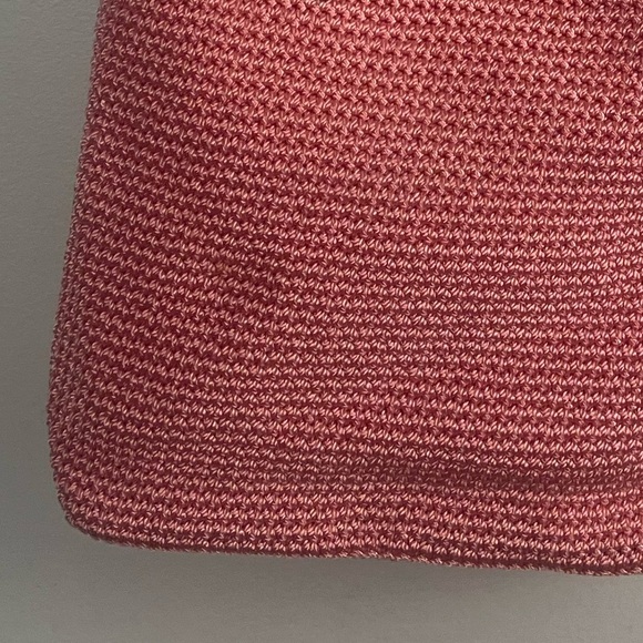 The Sak y2k Pink crochet bag shoulder bag fisherman boho beach knit - Picture 15 of 15